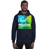 Motivational Hoodie" I AM POSITIVE"  Inspiring Law of affirmation Unisex Hoodie