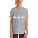 Motivational  Youth T-Shirt " I AM UNLIMITED" Positive attitude Youth Short Sleeve Unisex T-Shirt