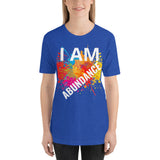 Motivational Unisex T-Shirt "I AM ABUNDANCE"   Inspiring Unisex T-Shirt