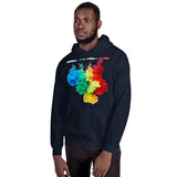 Motivational Hoodie "LIFE IS SO COLORFUL" Positive Inspirational Unisex Hoodie