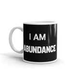 Motivational Mug " I AM ABUNDANCE"  Inspiring Law of Affirmation Coffee Mug