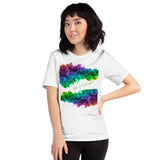 Motivational  T-Shirt "Life Is Colorful" Positive Inspiring Short-Sleeve Unisex T-Shirt