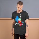 Motivational T-Shirt " I AM INSIGHT" Law of Affirmation Short-Sleeve Unisex T-Shirt
