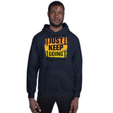 Motivational Hoodie  "JUST KEEP GOING" Law of Affirmation Unisex Hoodie