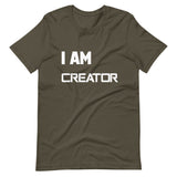 Motivational T-Shirt " I AM CREATOR"  Law of Affirmation Short-Sleeve Unisex T-Shirt