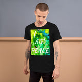 Motivational  T-Shirt "I AM PEACE" customized Law of Affirmation Short-Sleeve Unisex T-Shirt