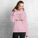 Motivational  Hoodie "Think Positive " Inspiring Law of Affirmation Unisex Hoodie with a soft feel