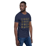 Chakra Unisex T-Shirt "CHAKRA Symbol" Short-Sleeve Healing Unisex T-Shirt