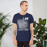 Motivational Unisex T-Shirt "I AM EVERYTHING"  Law of Attraction Short-Sleeve Unisex T-Shirt