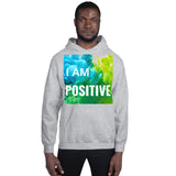 Motivational Hoodie" I AM POSITIVE"  Inspiring Law of affirmation Unisex Hoodie