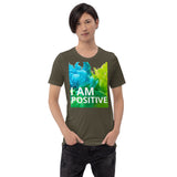 Motivational T-Shirt " I AM POSITIVE" Law of Affirmation Short-Sleeve Unisex T-Shirt