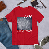 Motivational Unisex T-Shirt "I AM EVERYTHING"  Law of Attraction Short-Sleeve Unisex T-Shirt