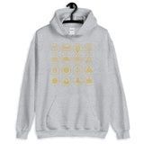 Chakra Unisex Hoodie "Golden Chakra"  customized Chakra life  Unisex Hoodie