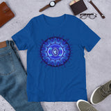 Chakra T-Shirt "Language of OM" Healing Spiritual meditation Short-Sleeve Unisex T-Shirt