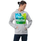 Motivational Hoodie" I AM POSITIVE"  Inspiring Law of affirmation Unisex Hoodie