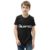 Motivational  Youth T-Shirt " I AM UNLIMITED" Positive attitude Youth Short Sleeve Unisex T-Shirt