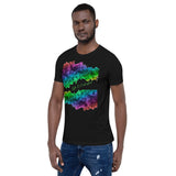 Motivational  T-Shirt "Life Is Colorful" Positive Inspiring Short-Sleeve Unisex T-Shirt