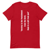Motivational Unisex T-Shirt "Hope is a gift of God" God Faith  Short-Sleeve Unisex T-Shirt