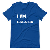 Motivational T-Shirt " I AM CREATOR"  Law of Affirmation Short-Sleeve Unisex T-Shirt