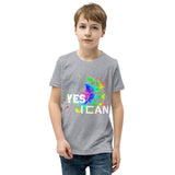 Motivational T-Shirt "YES I CAN"  Law of Affirmation Inspiring  Youth Short Sleeve Unisex T-Shirt