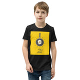 Motivational Youth T-Shirt "Rise & Shine" Positive Inspiring Unisex Youth Short Sleeve T-Shirt