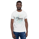 Motivational T-Shirt "Be A voice Not an Echo" Law of Affirmation Short-Sleeve Unisex T-Shirt