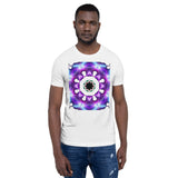 Chakra Unisex T-Shirt "Glittering Chakra" Symbol Short-Sleeve Unisex T-Shirt