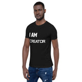 Motivational T-Shirt " I AM CREATOR"  Law of Affirmation Short-Sleeve Unisex T-Shirt