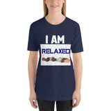 Motivational T-Shirt " I AM RELAXED" Inspiring Law of affirmation Short-Sleeve Unisex T-Shirt