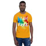 Motivational T-Shirt " I AM FREE"  Inspiring Law of Affirmation Short-Sleeve Unisex T-Shirt