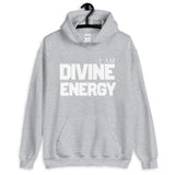 Motivational  Hoodie " I AM DIVINE ENERGY"  Inspiring Law of Affirmation Unisex Hoodie