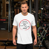 Motivational T-Shirt "STAND ALONE" Positive Inspiring  Short-Sleeve Unisex T-Shirt