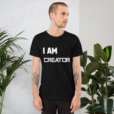 Motivational T-Shirt " I AM CREATOR"  Law of Affirmation Short-Sleeve Unisex T-Shirt