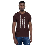 Motivational Unisex T-Shirt "Hope is a gift of God" God Faith  Short-Sleeve Unisex T-Shirt
