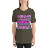 Motivational T-Shirt "Positive Mental" Law of Affirmation Short-Sleeve Unisex T-Shirt