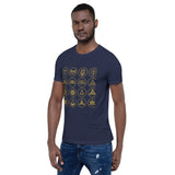 Chakra Unisex T-Shirt "CHAKRA Symbol" Short-Sleeve Healing Unisex T-Shirt