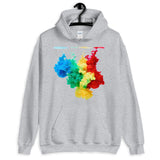 Motivational Hoodie "LIFE IS SO COLORFUL" Positive Inspirational Unisex Hoodie