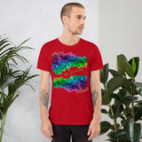 Motivational  T-Shirt "Life Is Colorful" Positive Inspiring Short-Sleeve Unisex T-Shirt