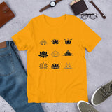 Chakra  T-Shirt "Balancing Chakra" Healing Spiritual Meditation Short-Sleeve Unisex T-Shirt