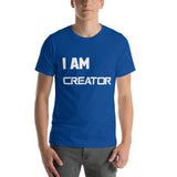 Motivational T-Shirt " I AM CREATOR"  Law of Affirmation Short-Sleeve Unisex T-Shirt