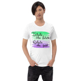 Motivational  T-Shirt "Inhale Future" Inspiring Law of Affirmation Short-Sleeve Unisex T-Shirt