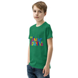 Motivational T-Shirt "THINK POSITIVE" Inspiring Law of Affirmation Youth Short Sleeve Unisex T-Shirt