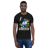 Motivational T-Shirt " I AM SUCCESS" Positive Law of affirmation Short-Sleeve Unisex T-Shirt