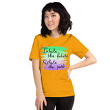 Motivational  T-Shirt "Inhale Future" Inspiring Law of Affirmation Short-Sleeve Unisex T-Shirt