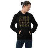 Chakra Unisex Hoodie "Golden Chakra"  customized Chakra life  Unisex Hoodie