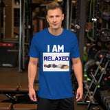 Motivational T-Shirt " I AM RELAXED" Inspiring Law of affirmation Short-Sleeve Unisex T-Shirt