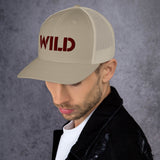 Motivational Hat "WILD" Law of Affirmation Trucker Cap