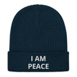 Law of Affirmation "I am Peace"   Ribbed knit beanie