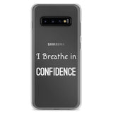 Motivational Samsung mobile case "I Breathe Confidence" Law of Affirmation Samsung Mobile Case