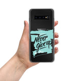 Motivational Mobile case Samsung Mobile  Case "Never Give up" inspiring mobile case